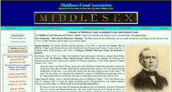 Desktop Screenshot of middlesexcanal.org