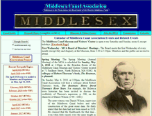 Tablet Screenshot of middlesexcanal.org